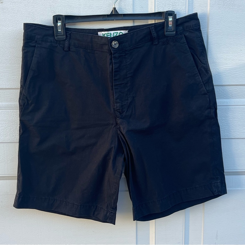 Men's Kenzo black chino short pnts size 33